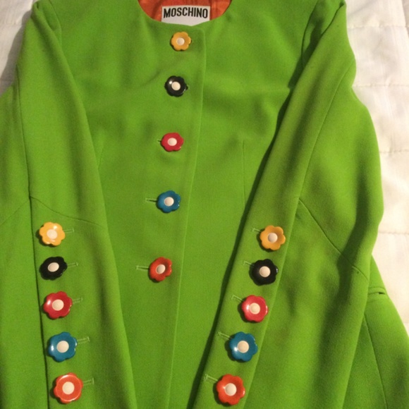 Moschino Couture Vintage 1980’s Wool Blazer - Picture 4 of 6